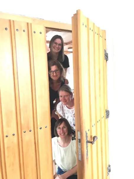 Pfarrgemeinderat Eva Reiter, Anja Lederle, Michaela Knauer, Elisabeth Krumm