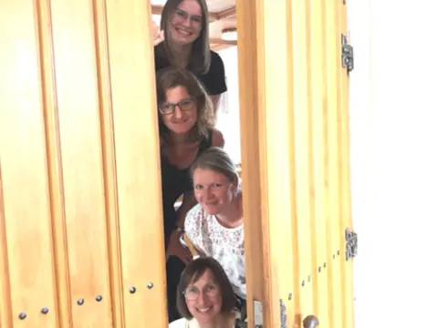 Pfarrgemeinderat Eva Reiter, Anja Lederle, Michaela Knauer, Elisabeth Krumm