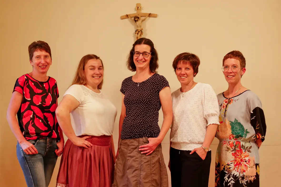 Von links Angelika Schregle, Katharina Schleifer, Marlies Engstler, Daniela Urbin, Nadine Ruther
