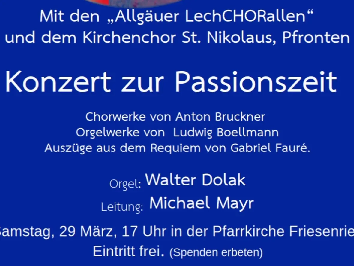 Konzert zur Passionszeit